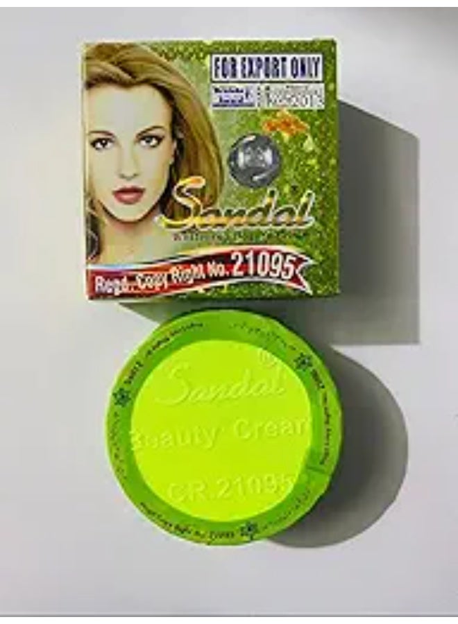 Sandal Original Sandal Whitening Beauty Cream for Radiant Skin - 100% Original Night Cream for Dark Spots, Acne & Skin Brightening - Suitable for All Skin Types - Image 2